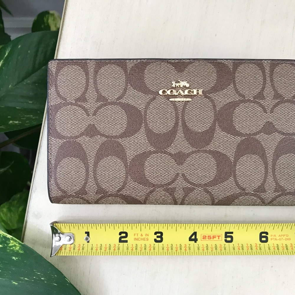 Coach Signature Brown Wallet